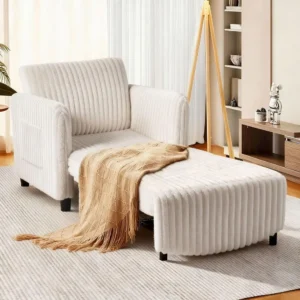 Sleeper Chair, 84" Extra Long Convertible Chair Bed