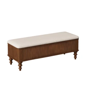 50.8 Inch Storage Ottoman Bench